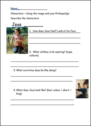 Screenshot of Will's task sheet based on the book. 